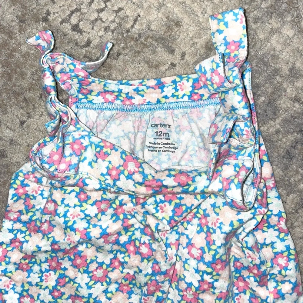 Carters floral tank top